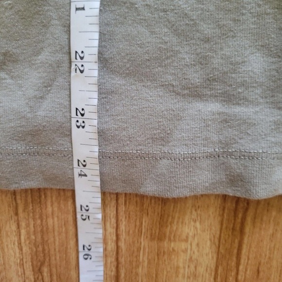 Soft Surroundings Shirt Womens Medium Green Ruffle Neckline And Wrists Sweater - Picture 7 of 8